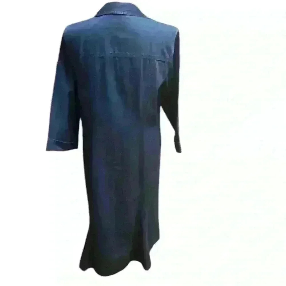 Talbots Denim Dress, pre owned in very good condition.  See Measurements. - Picture 2 of 5